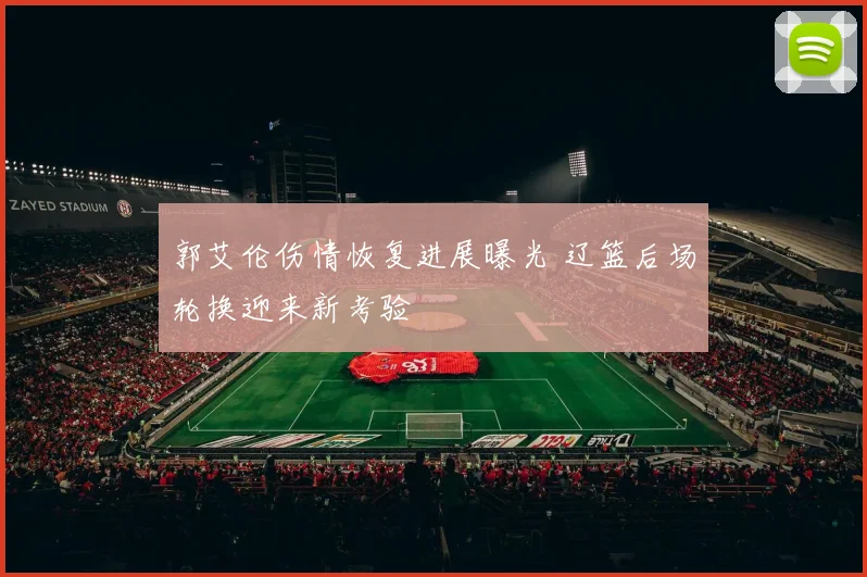 郭艾伦伤情恢复进展曝光 辽篮后场轮换迎来新考验